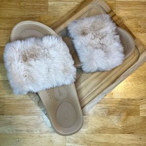 Furry Sandals